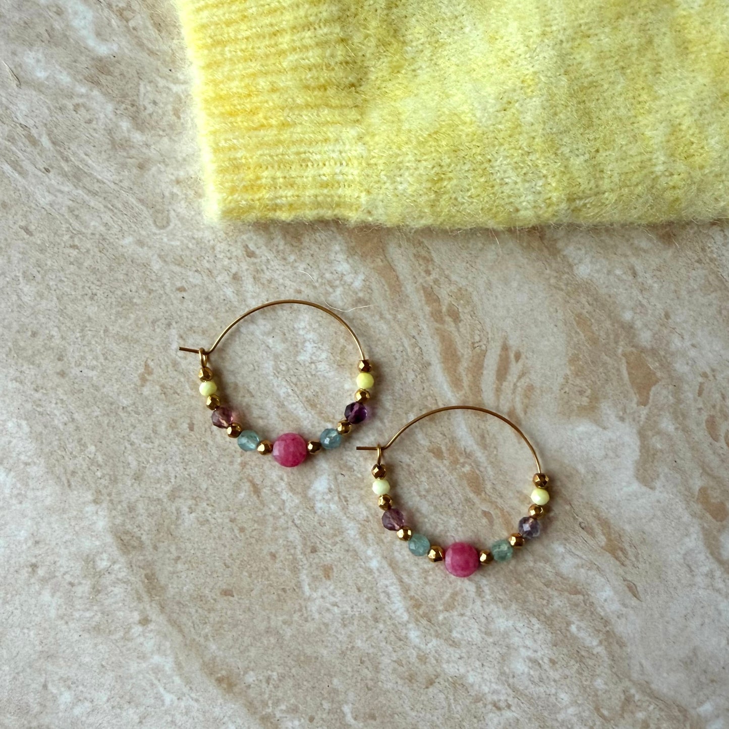 Boucles d'oreilles Iris