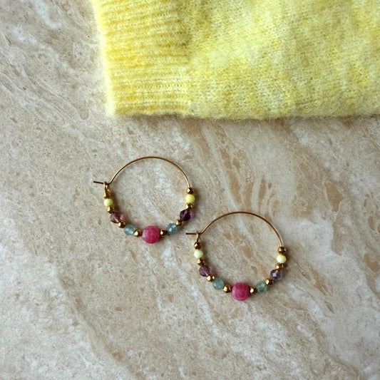 Boucles d'oreilles Iris